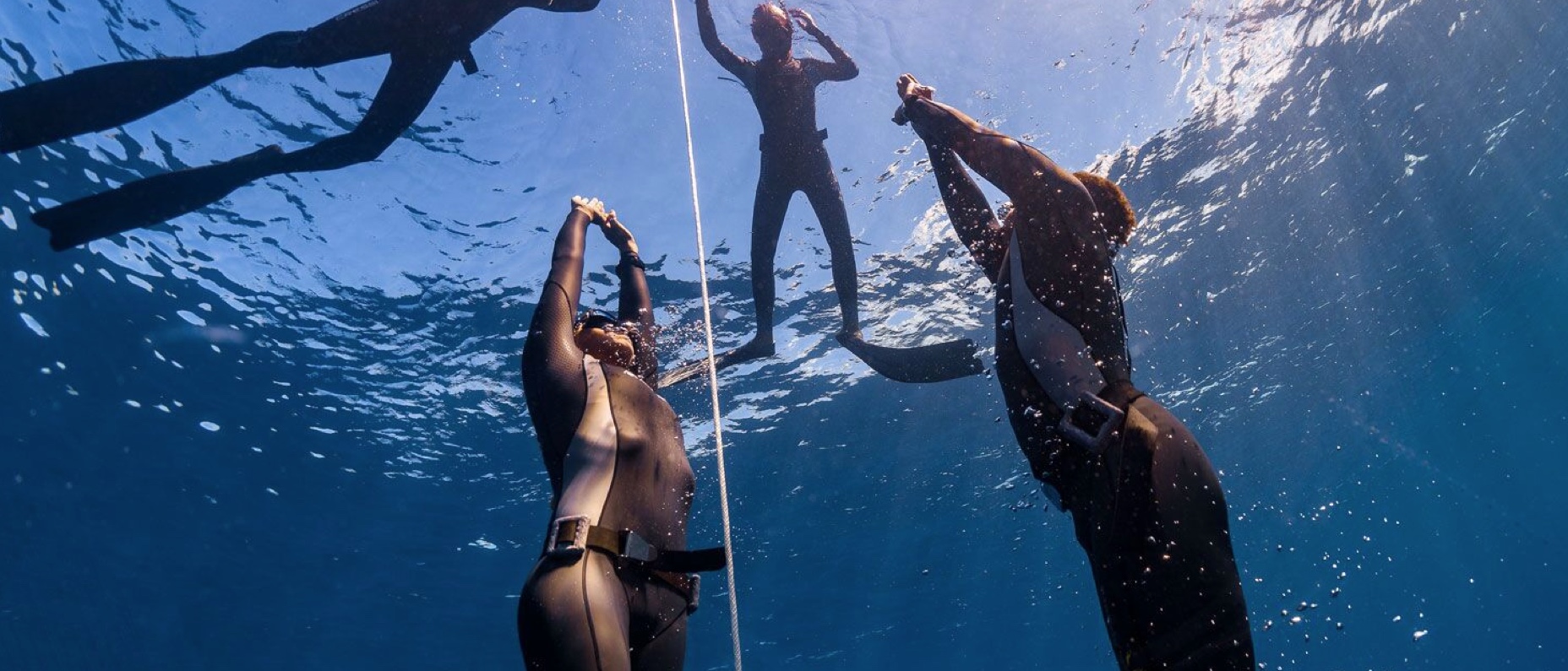 Freediving Topless Girl