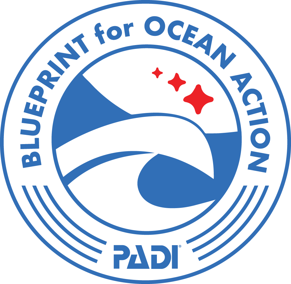 PADI Blueprint for Ocean Action logo