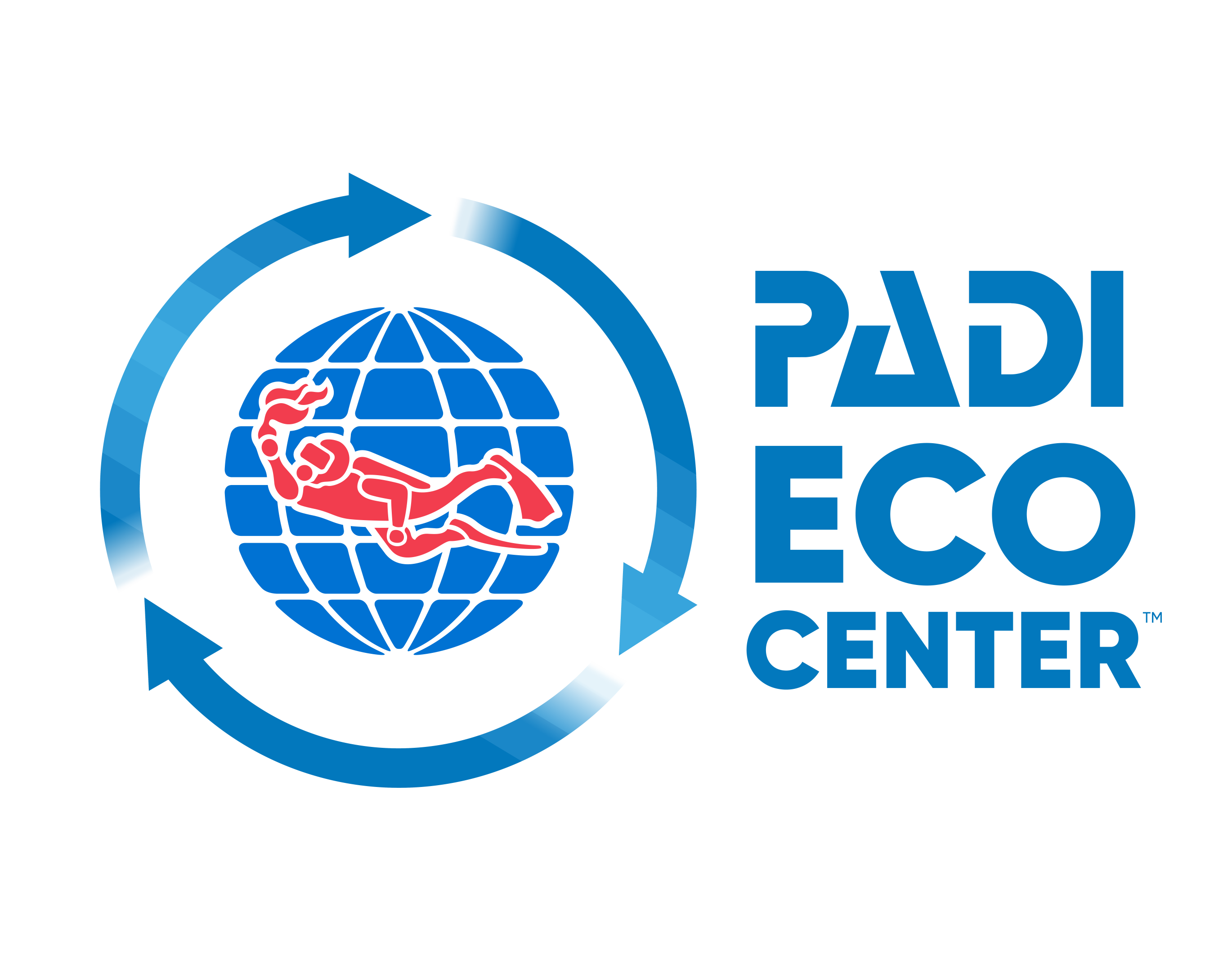 PADI eco center logo